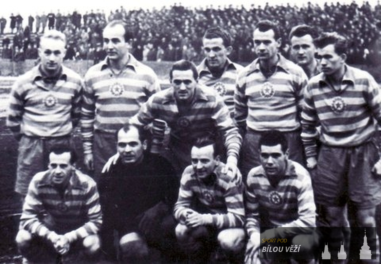 Spartak Hradec Králové v Teplicích (1955)